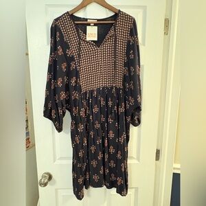 Knox Rose Floral Print Dress 3/4 sleeves